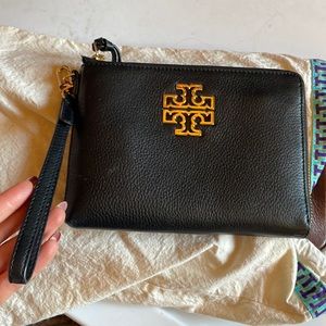 Black Tory Burch wristlet